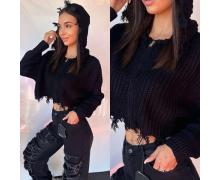 Кофта женская Three Black Women, модель TB85 black демисезон