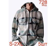 Рубашка мужская Надийка, модель ND24-728 green зима