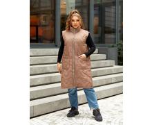 Жилетка женская BAT, модель BT109 brown демисезон