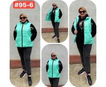 Жилетка женская Romeo life, модель 95-6 l.green демисезон