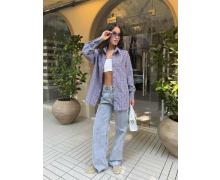 Рубашка женская Arina, модель 2482 green демисезон