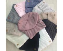 Шапка женская DGMD, модель D738 mix демисезон