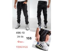 Джинсы мужские God Baron, модель 496-4 black зима