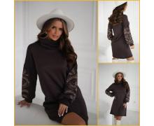 Платье женский Alisa Brand, модель 7560 black зима