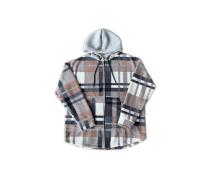 рубашка женская Алия, модель 3171 grey батал зима