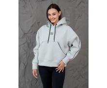 Батник женский AZNA, модель КЗ99 l.grey-black зима