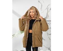 куртка женская Deliv, модель 292 l.brown зима