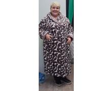 Халат женский Romeo life, модель RL737 brown зима