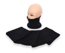 баф женский Angelica, модель Baf 6 подвійний black зима