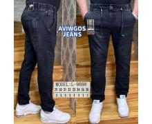 Джинсы мужские God Baron, модель L-969 black демисезон