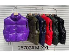 Жилетка женская Шаолинь, модель 25702 red демисезон