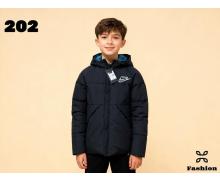 Куртка подросток Jiher, модель 202 blue зима