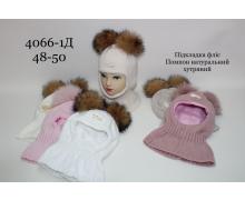 Капор детский Red Hat clothes, модель 4066-1D mix зима