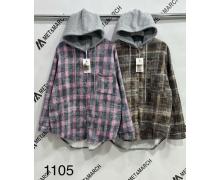 Рубашка женская Met&March, модель 1105 wine зима