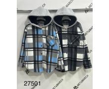 Рубашка женская Met&March, модель 27501 d.grey-white зима