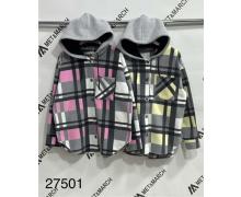 Рубашка женская Met&March, модель 27501 grey-peach зима