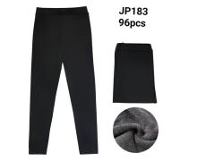 лосины женские Алия, модель JP183 black мех зима