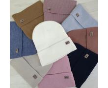 Шапка женская Candy, модель CN1629 mix зима