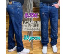 Джинсы мужские God Baron, модель PB-1468 blue зима