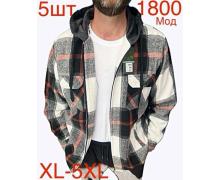 Рубашка мужская Надийка, модель ND420-1800 white зима