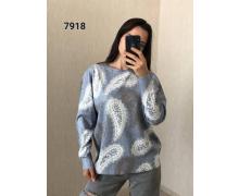 Свитер женский FSN, модель 7918 grey зима