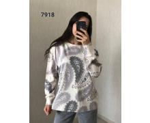 Свитер женский FSN, модель 7918 grey зима