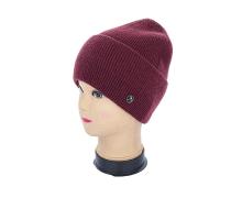 шапка женская Angelica, модель Кашемір 001-2 red зима