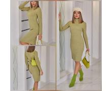 Платье женский Potok, модель 877 yellow зима