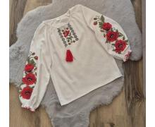 Вышиванка детская Limerense, модель LM167 white демисезон