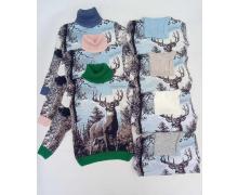 Свитер детский Meloria, модель 5285 green зима