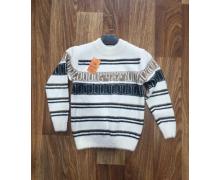 Свитер детский MMZ, модель M718 white зима