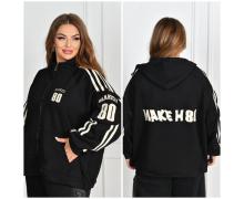 Кофта Спорт женская DGMD, модель 8062 black зима