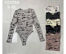 Боди женский Modnulya, модель YZ375 brown демисезон