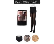 Колготы женские АнЯ, модель A963 black зима