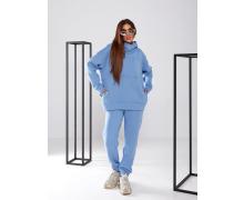 Костюм Спорт женский Modnulya, модель MD229 l.blue зима