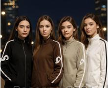 Кофта Спорт женская Lora, модель LR924 brown демисезон