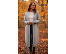 Кардиган женский Met&March, модель T4320 grey демисезон