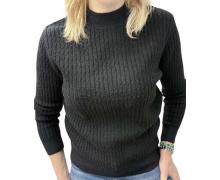 Свитер женский Anna&Vika, модель 24083 green зима