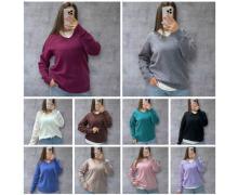 Свитер женский Anna&Vika, модель 25515 green зима