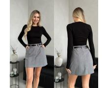 Юбка женская Sofi Cor, модель 9048-1 d.grey демисезон