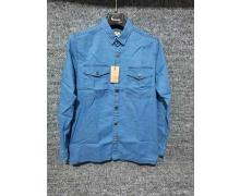 Рубашка мужская Mary Poppins, модель 6897 l.blue демисезон