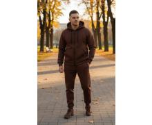 Костюм Спорт мужской Delviago, модель DL522 brown зима