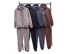 Костюм Спорт мужской Delviago, модель DL599 grey зима