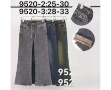 Джинсы женские Kenalin, модель 9521-2 green зима