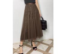 Юбка женская Kosta, модель 9263 brown демисезон