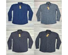 Рубашка мужская Samo, модель 4145 navy-khaki демисезон