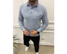 Свитер мужской Nik, модель 56894 l.blue зима
