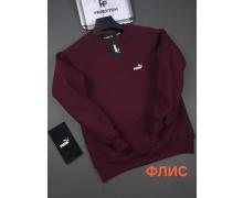 Свитер мужской Verton, модель W2577 wine зима