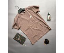 Футболка мужская Verton, модель W2631 brown лето