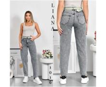 Джинсы женские Liana Denim, модель 1016 grey демисезон